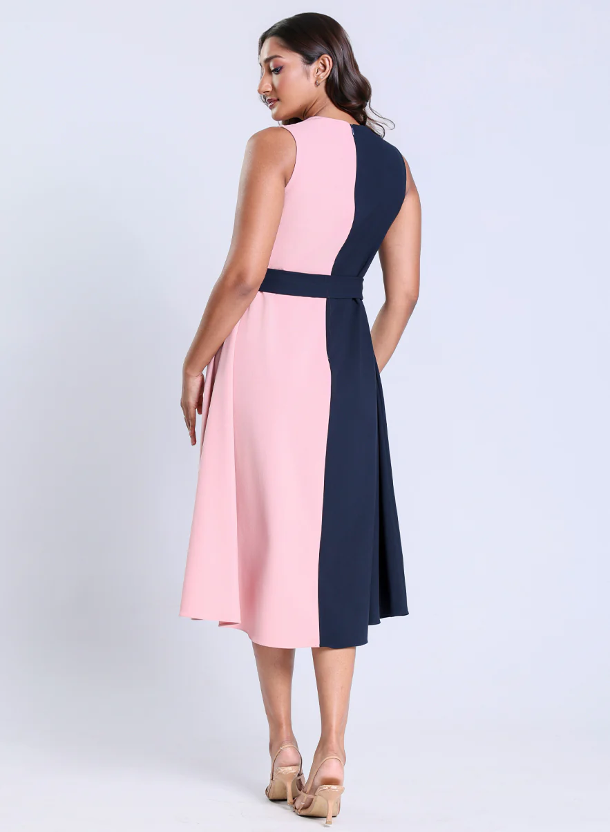 Two Tone Formal Dress - Image 4