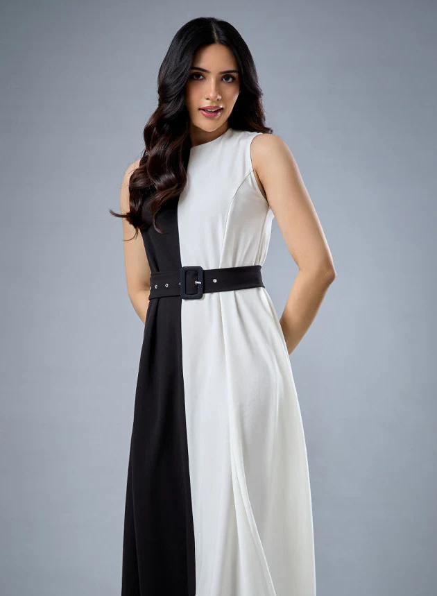 Two Tone Formal Dress