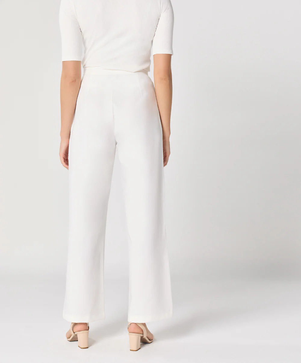 White Flared Formal Pant - Image 5