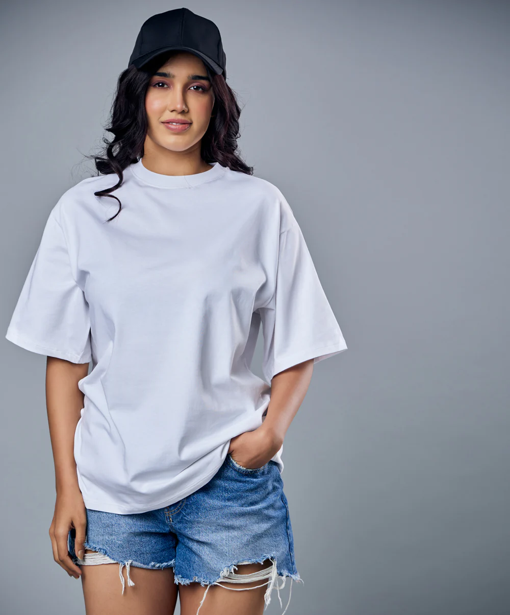White Oversized Tshirt - Image 3
